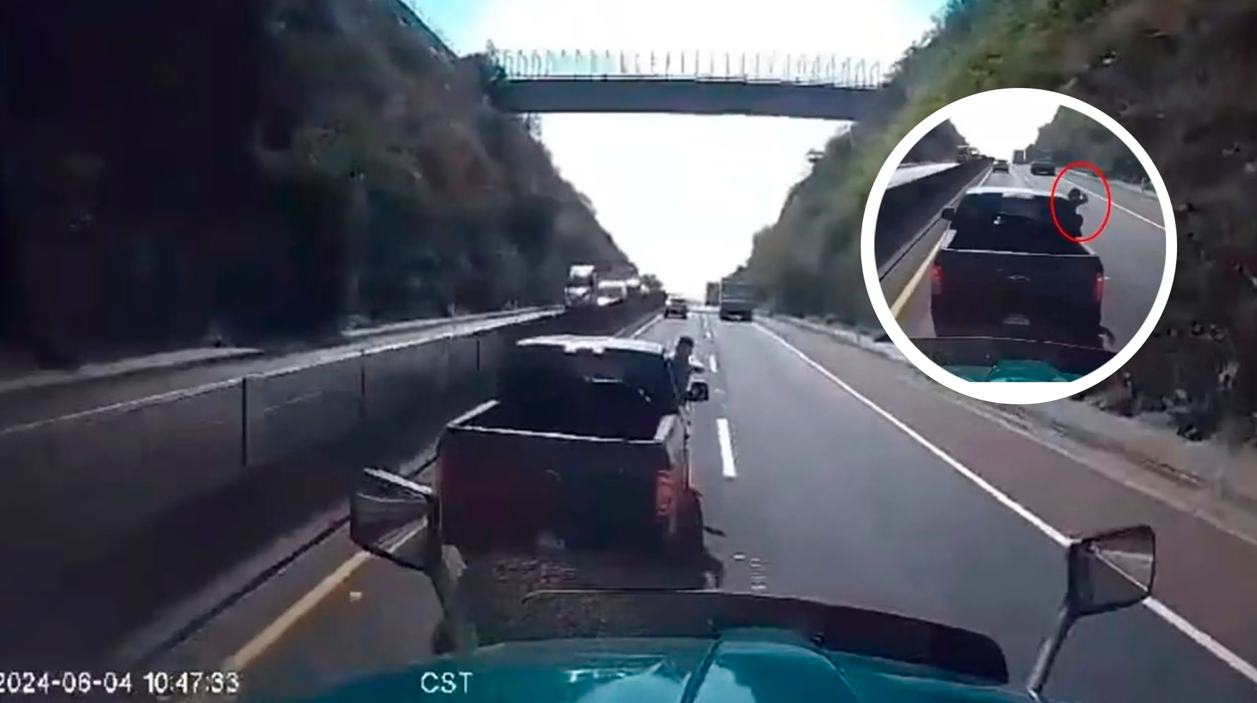 Un tráiler fue atacado a disparos en la carretera Arco Norte en Arco Norte