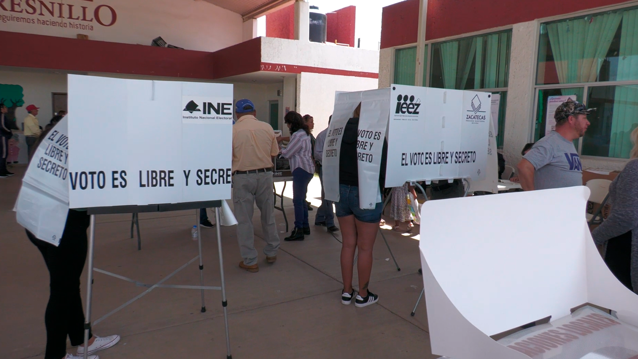 Confusión y desorden en apertura de casilla de la Estancia de Adultos Mayores de Fresnillo 