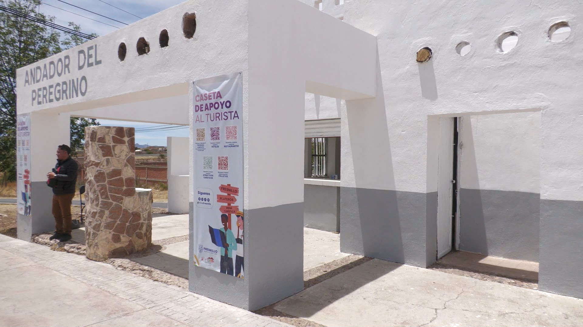 Andador del Peregrino en Fresnillo recibe mantenimiento y habilitan caseta de apoyo turístico