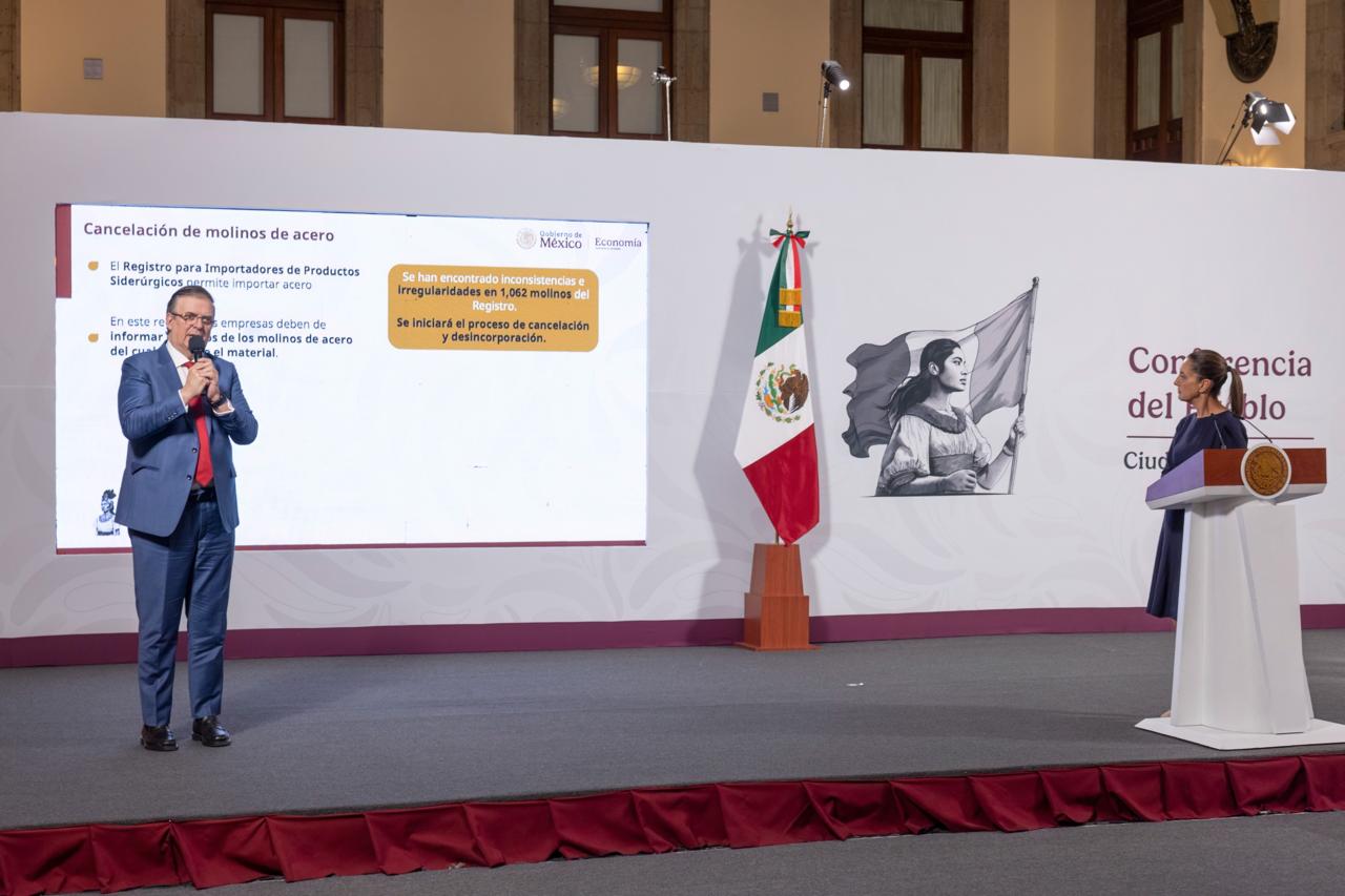 Cancela México más de mil registros a importadores de acero