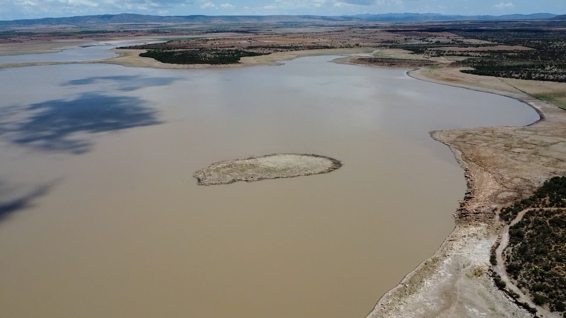 Grave sequía afecta la Presa Leobardo Reynoso; solo tiene 15% de su capacidad
