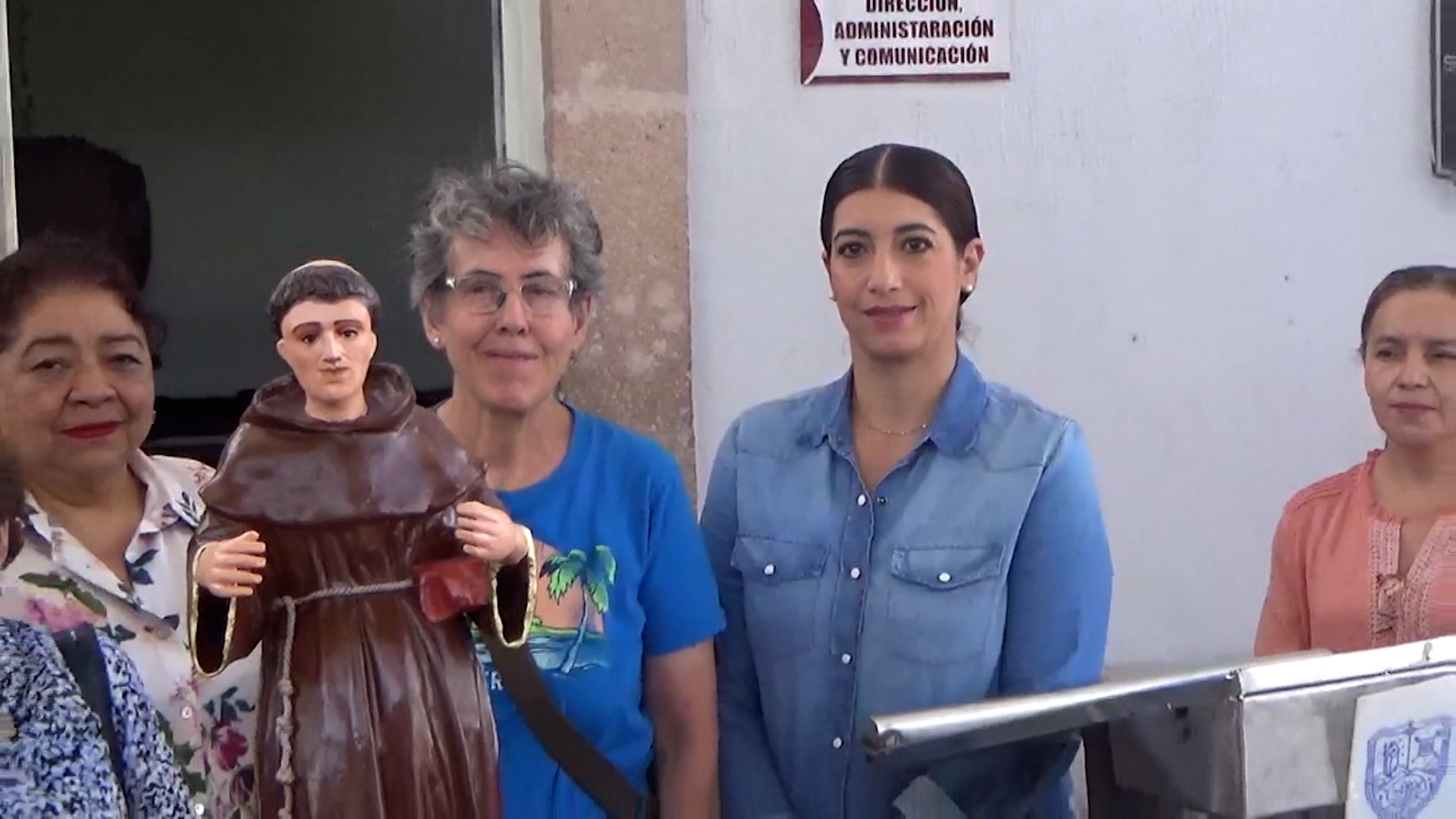 Restauran imagen de San Antonio de Padua con más de 85 años de antigüedad en Fresnillo