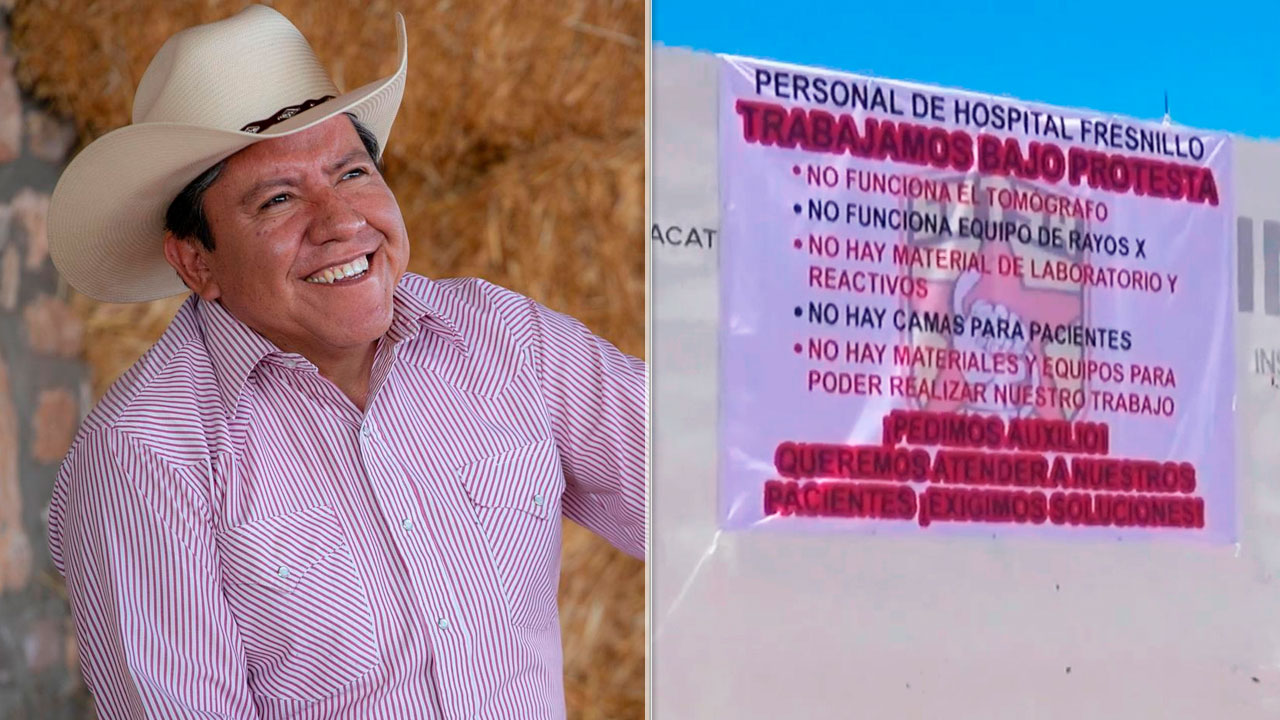 David Monreal asegura que Fresnillo está “consentido”; Sector salud en crisis, sin medicamentos ni especialistas 