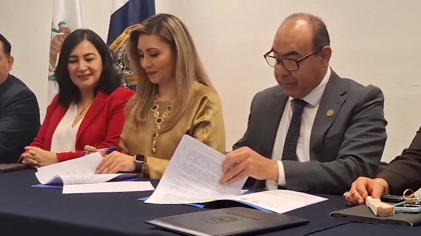 Firman convenio de colaboración la UAZ y la Semujer