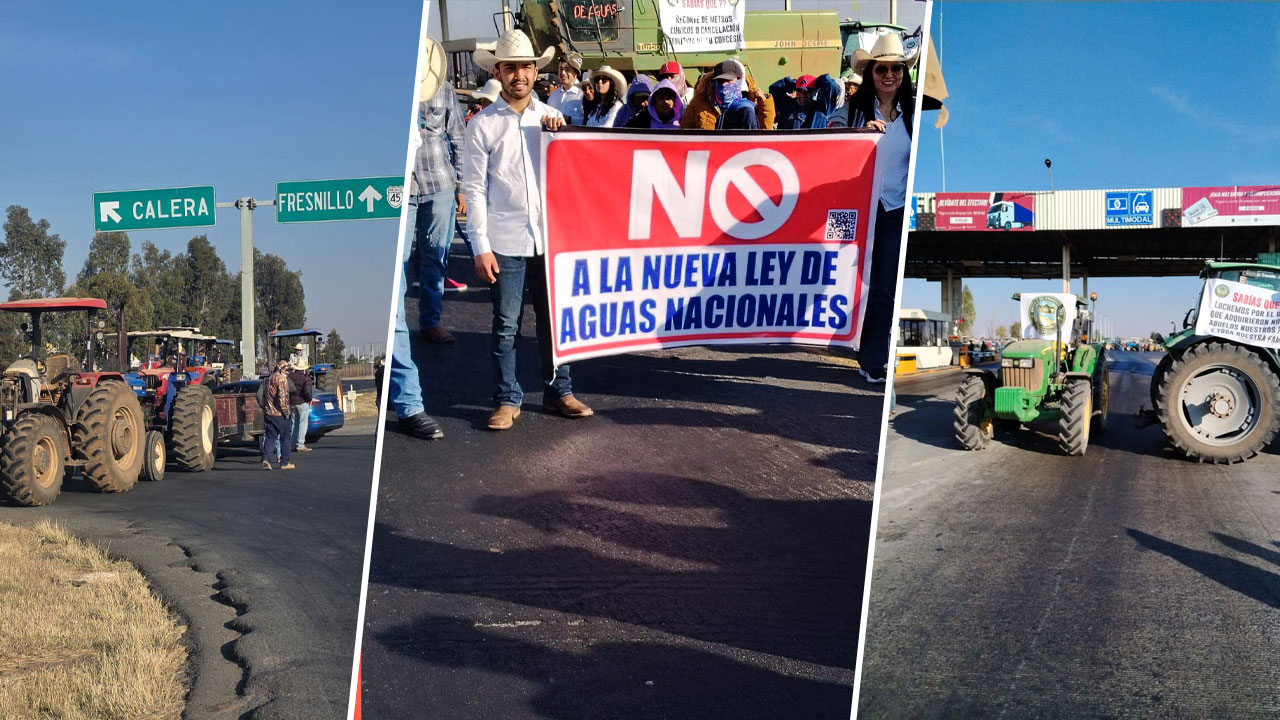Productores zacatecanos se levantan contra la nueva Ley de Aguas Nacionales